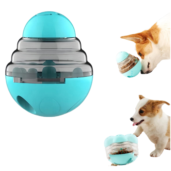Hot Sale Interactive Dog Puzzle Feeder Adjustable Slow Food Tumbler Eco-Friendly Durable ABS Chew Toys for Small Animals