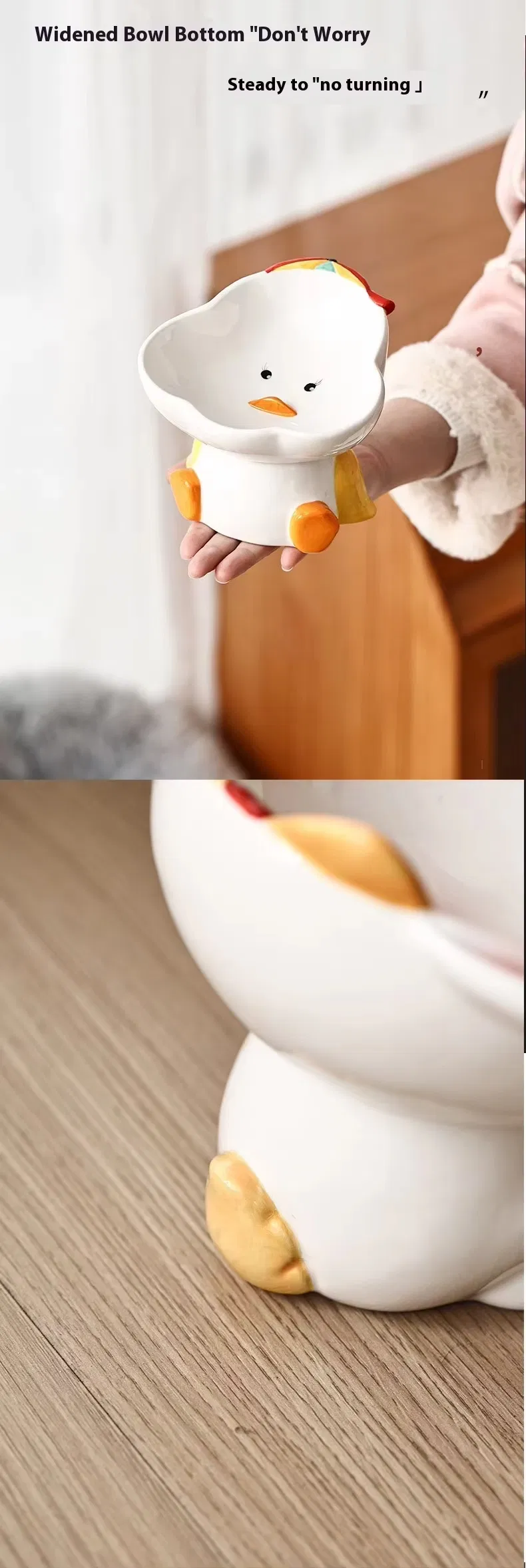 Custom Elevated Eco-Friendly Ceramic Pet Bowl