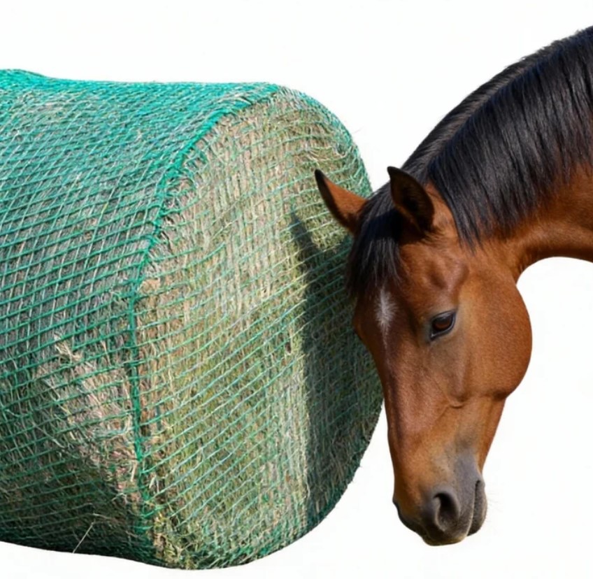 Commercial Horse Hay Net Slow Feeder for Large Square Bales Heavy PP Webbing Custom Sizes Available for Farm