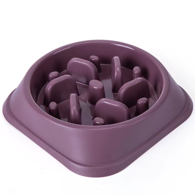 Interactive Slow Feeder Anti-Choking &amp; Anti-Slip Puzzle Dog Food Bowls for Slow Down Eating, Bloat Stop Maze Dog Dishes