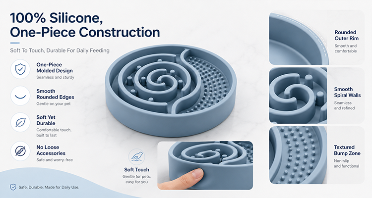 One-Piece Silicone Bowl