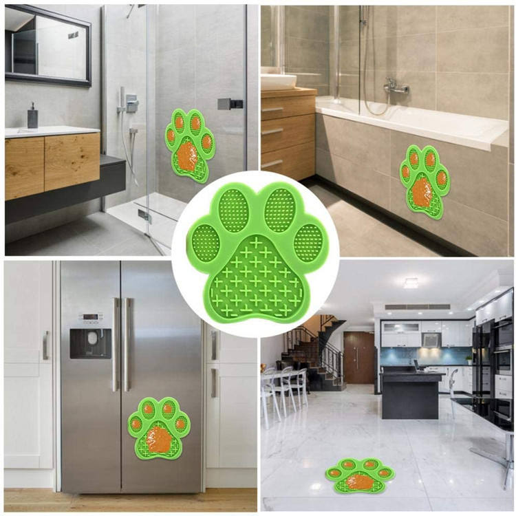 High Quality Flexible Silicone Pet Licking Mat Slow Feeder Bowl Healthy Anti-Gulping Feeding Pad for Pet Training