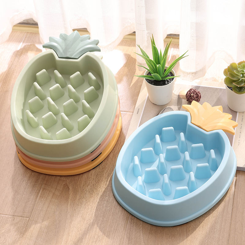 Wholesale Eco-Friendly PP Plastic Non-Slip Puzzle Bowl Feeder Interactive Bloat Stop Dog Bowl