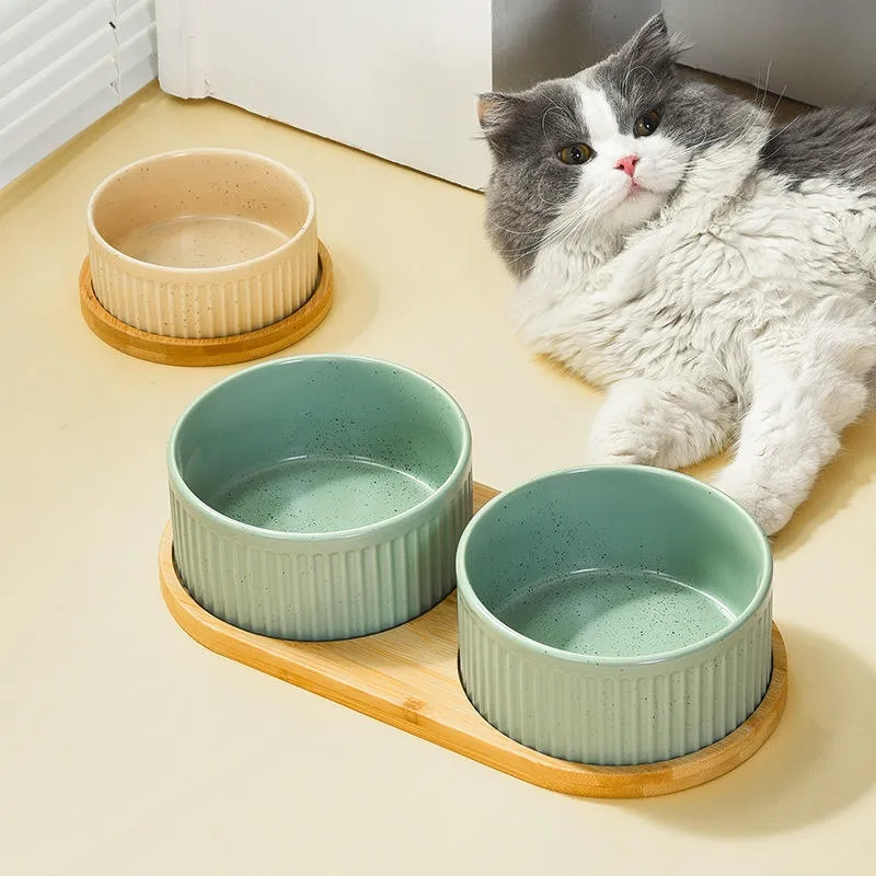 Pet Slow Feeder Mat Ceramic Pet Feeder Bowl Design