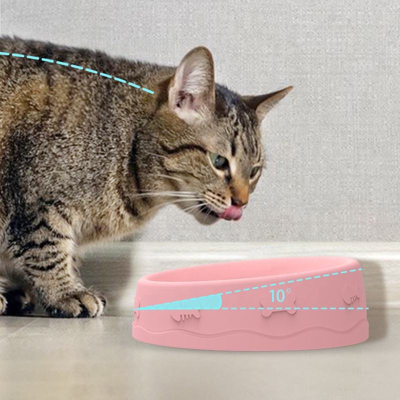 Silicone Pet Bowls Slow Food Feeding Water Bowl Portable Multifunctional Double Sided Slow Feeder Dog Cat Bowl