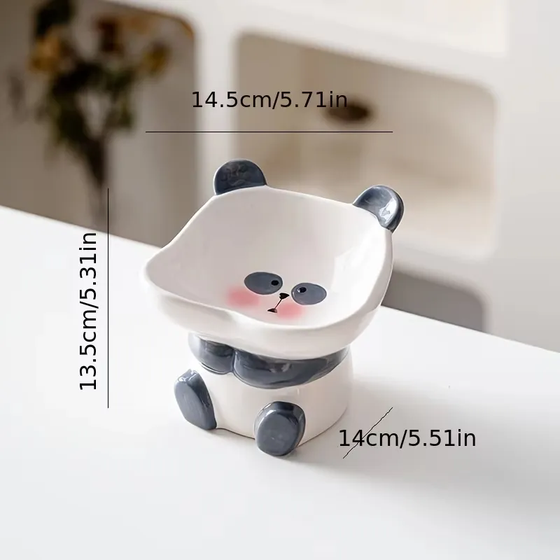 Custom Elevated Eco-Friendly Ceramic Pet Bowl