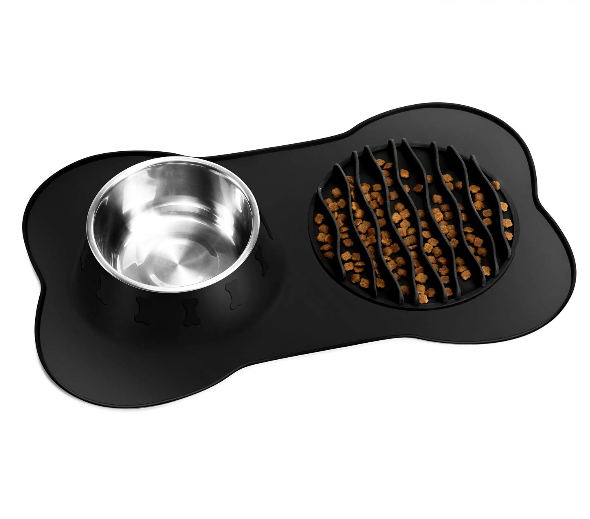 Stainless Steel Dog Bowl Set Detail 1