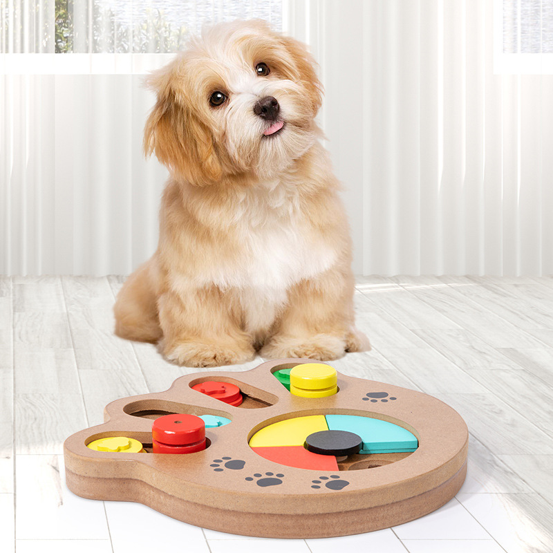 Pet Intelligence Toy IQ Training Interactive Fun Hide and Seek Food Puzzle Bowl Slow Feeder Dog Treat Feeder