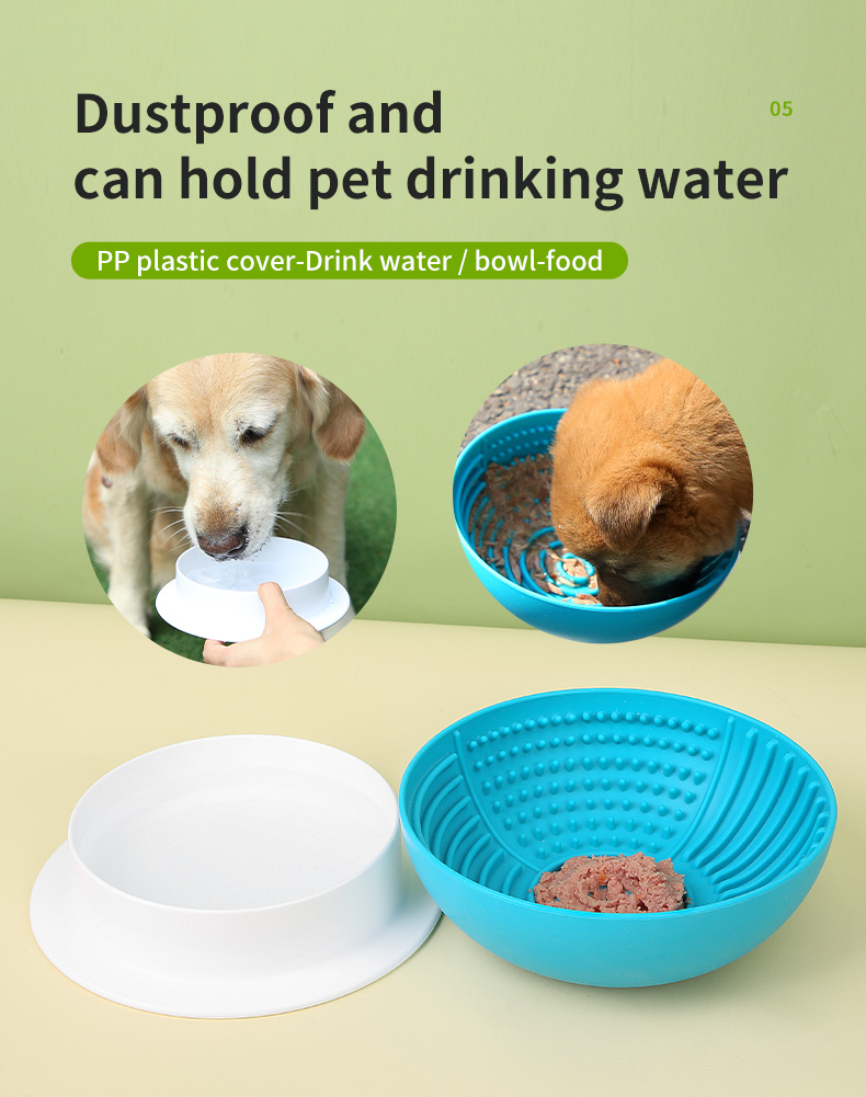 Eco Friendly Custom Raised Elevated Silicone Pet Food Bowl