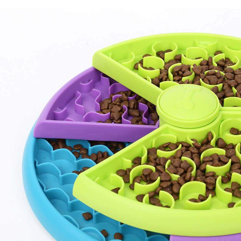 3 Layer Maze Puzzle Interactive Dog Slow Bowl Feeders Non-Slip and Anti-Suffocation Reusable Interactive Slow Feeding Dog Bowl