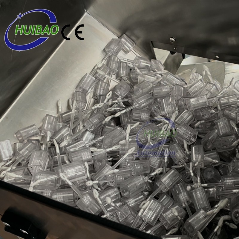High-Speed Automatic Double Tracks Vibration Bowl Feeder For Bottle Lids Sprayer Pumps Caps Vibrating Bowl Feeders