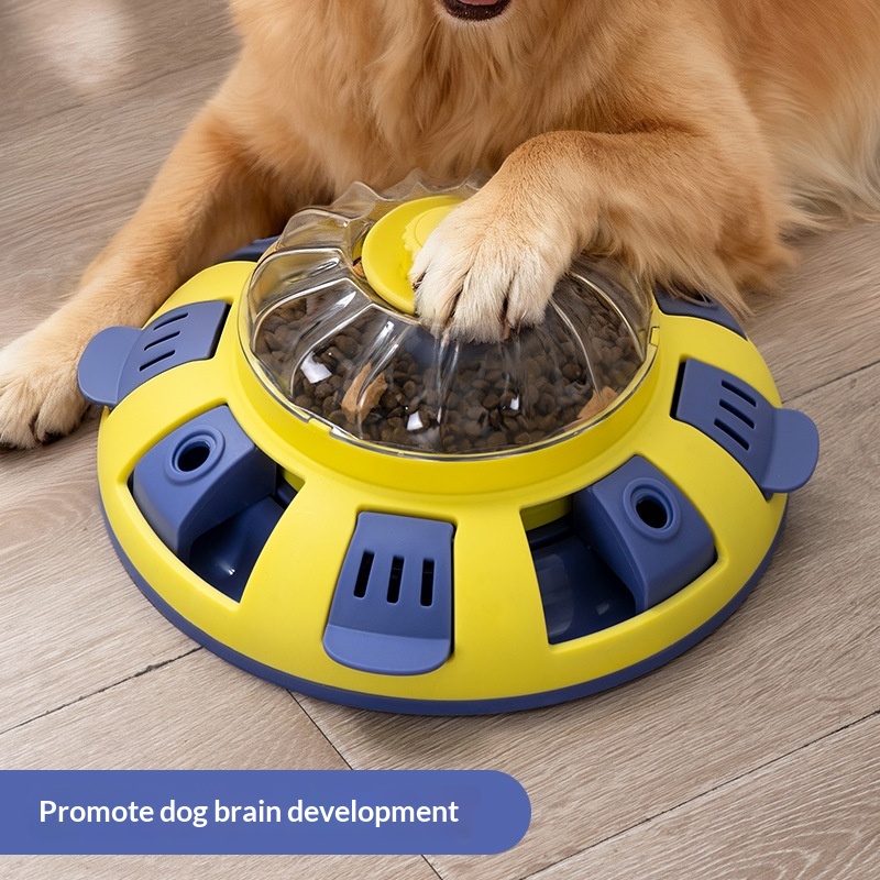 Dog &amp; Cat Puzzle Toy Adjustable Slow Feeder Treat Dispenser Boredom Relief Mental Stimulation Toy Classic Modern Style