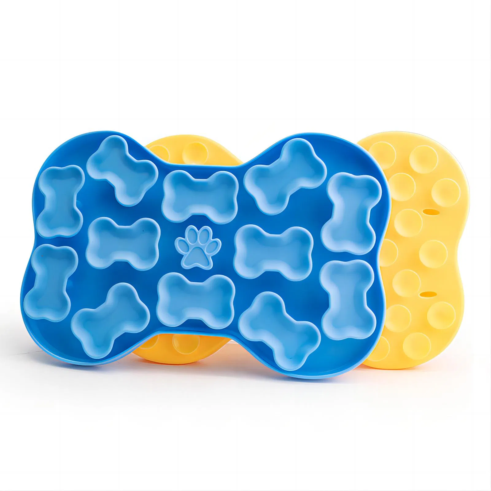 Custom Slow Feeder Silicone Dog Lick Mat Pet Feeding Licking Mats with Suction Cups for Dog