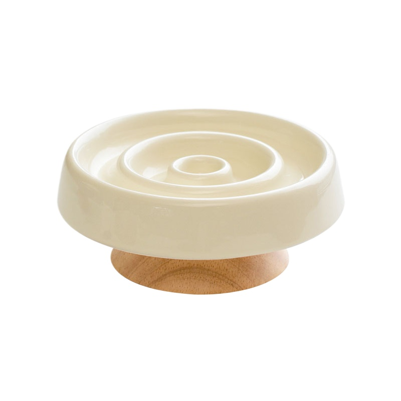 Wholesale High Quality Eco-Friendly Cat Slow Food Bowl New Design Color Neck Protection And PC Pet Dog Feeder