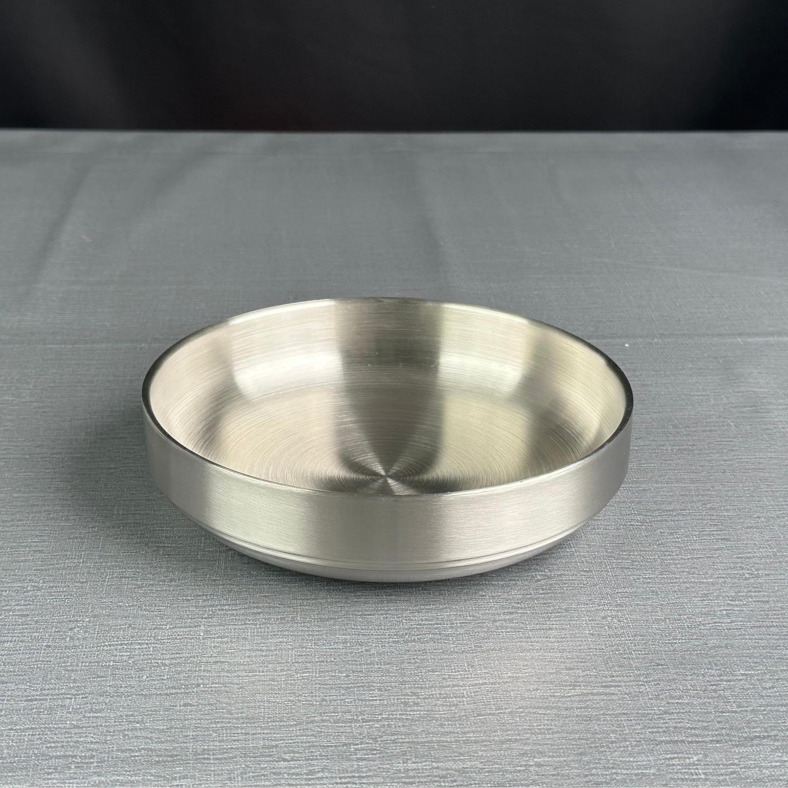 Wholesale Korean Style Double Wall Stainless Steel Ramen Rice Soup Bowls 304 Metal Gold Silver For Parties