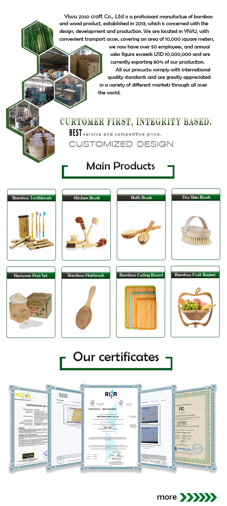 Eco Bamboo Household Products Collection