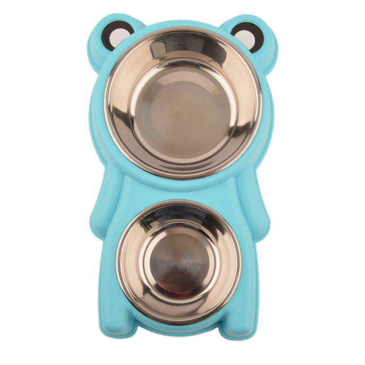 Wholesale Pet Stainless Steel Bowl Dog Bowl Cat Slow Feeding Bowl Pet Feeder