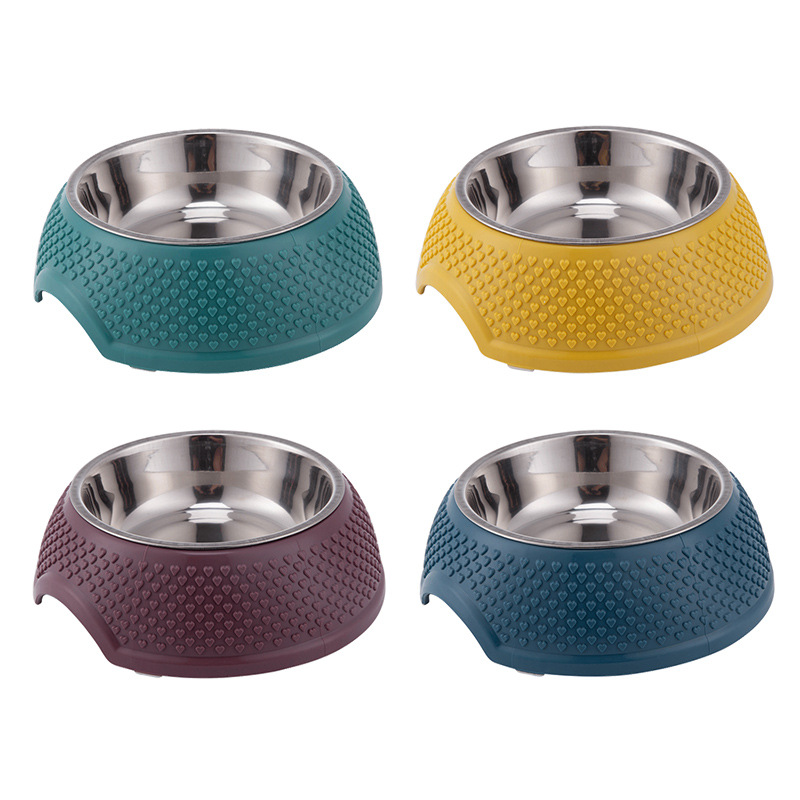 Stock Customize Pet Product Plastic PP Dog Cat Slow Feeding Bowl Slow Feeder