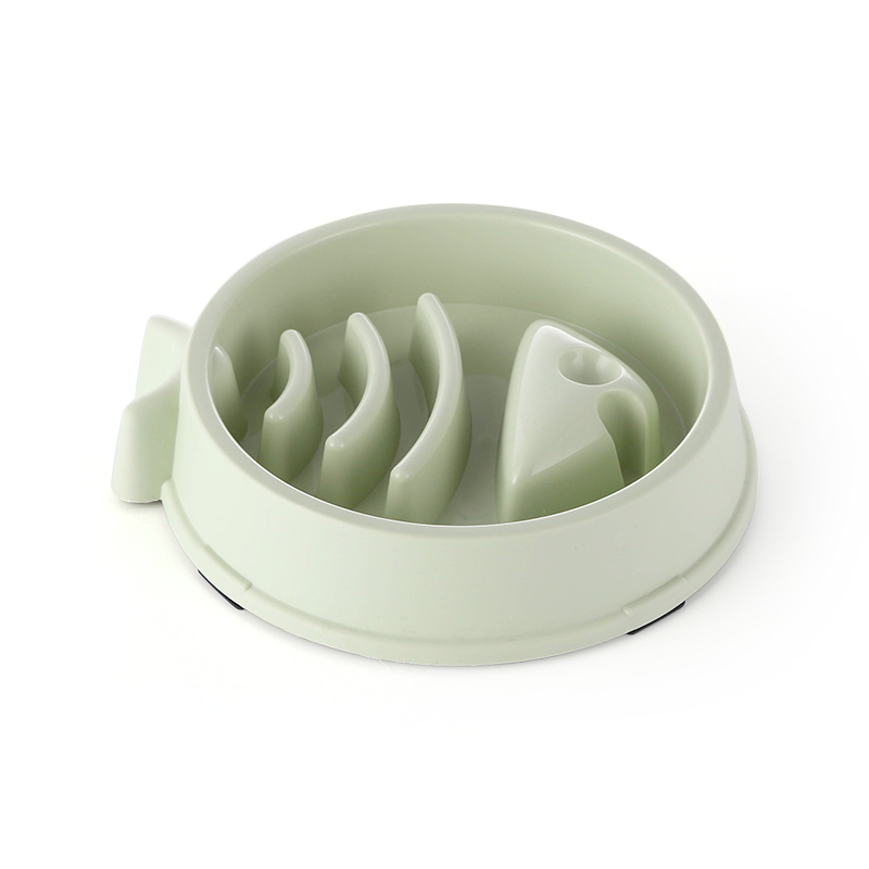 TC3041 Preventing Choking Interactive Slow Feeder Fish Bone Bowl