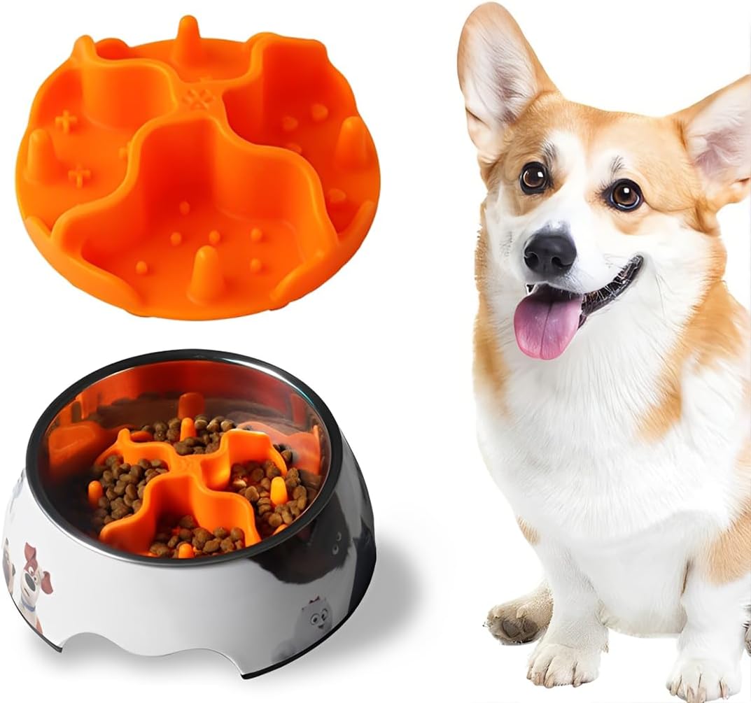 Custom Stylish Rounded Portable Solid Food Grade Silicone Pet Slow Feeder Anti Spill Mat For Dogs Cats