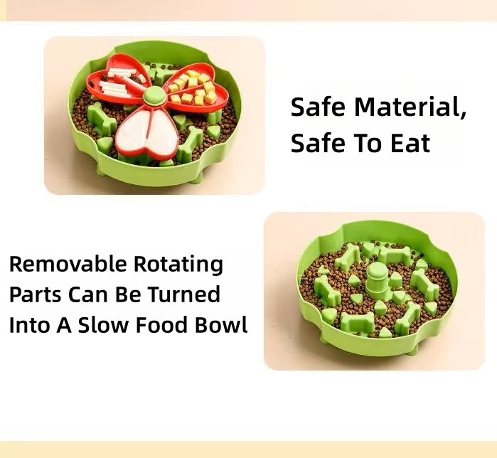 Eco-Friendly Durable Modern PP Automatic Intelligent Pet Slow Feeding Bowl Cats Dogs Large Size Anti-Choking Puzzle Toy