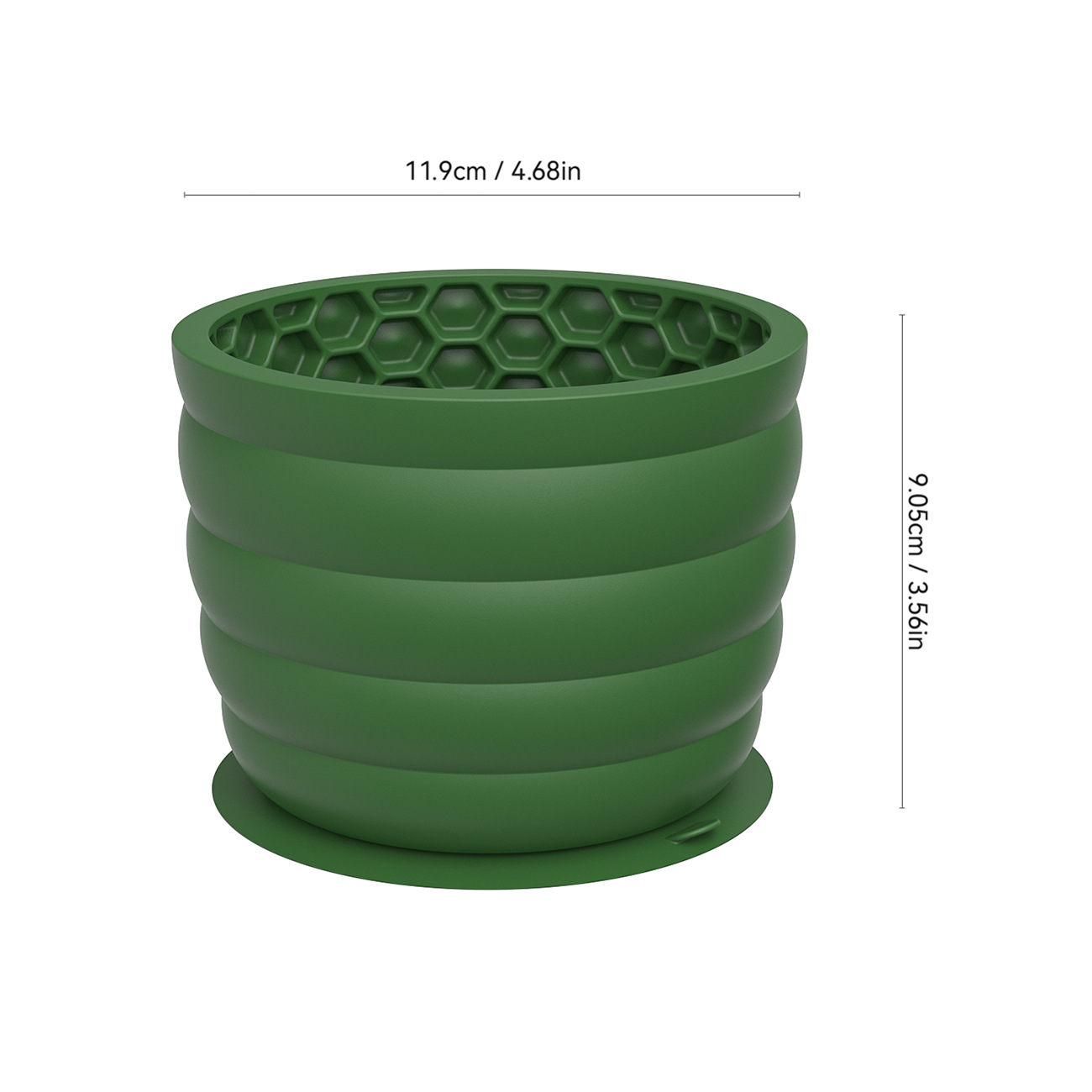 Dog Portable Automatic Slow Feeder Bowl Anti-Choking with Non-Slip Bottom to Prevent Spilling Silicone Material