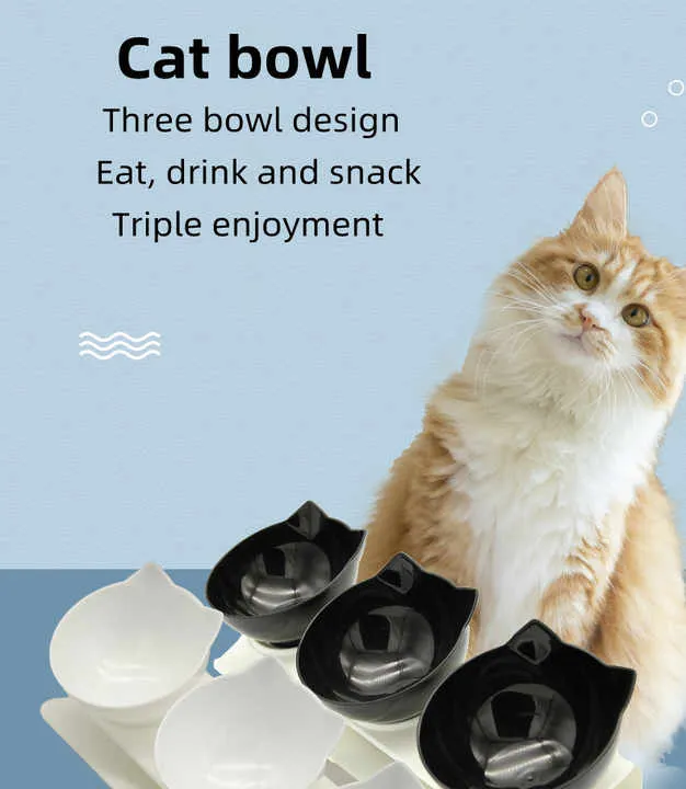 Ergonomic Tilted Cat Bowl Designed for Hassle-Free Feeding Experience