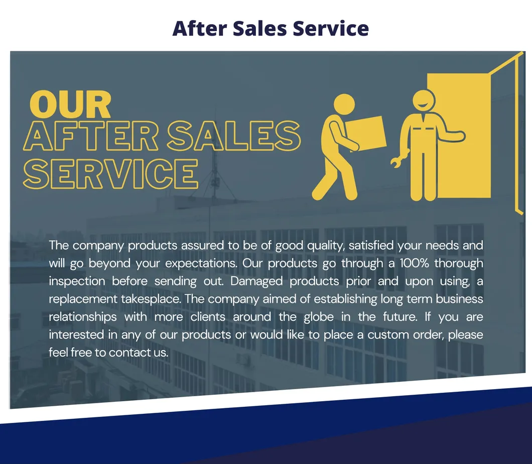 After Sales Service Details