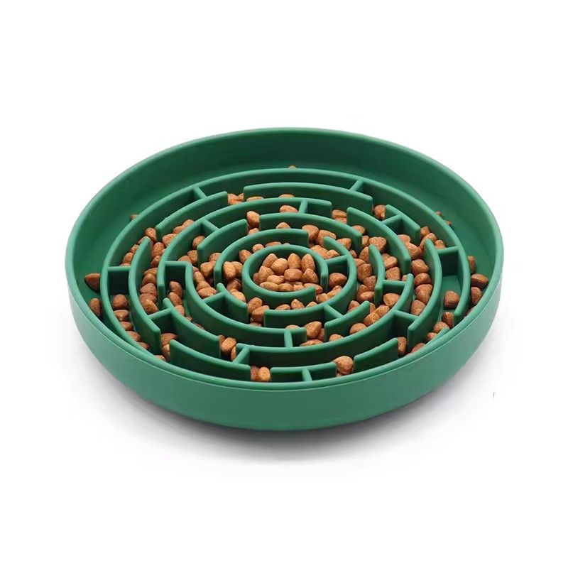 Lifetop Silicone Maze Food Suction Bowl Silicone Slow Feeders Dog Bowl Silicone for Large Medium Small Breed Size Dogs