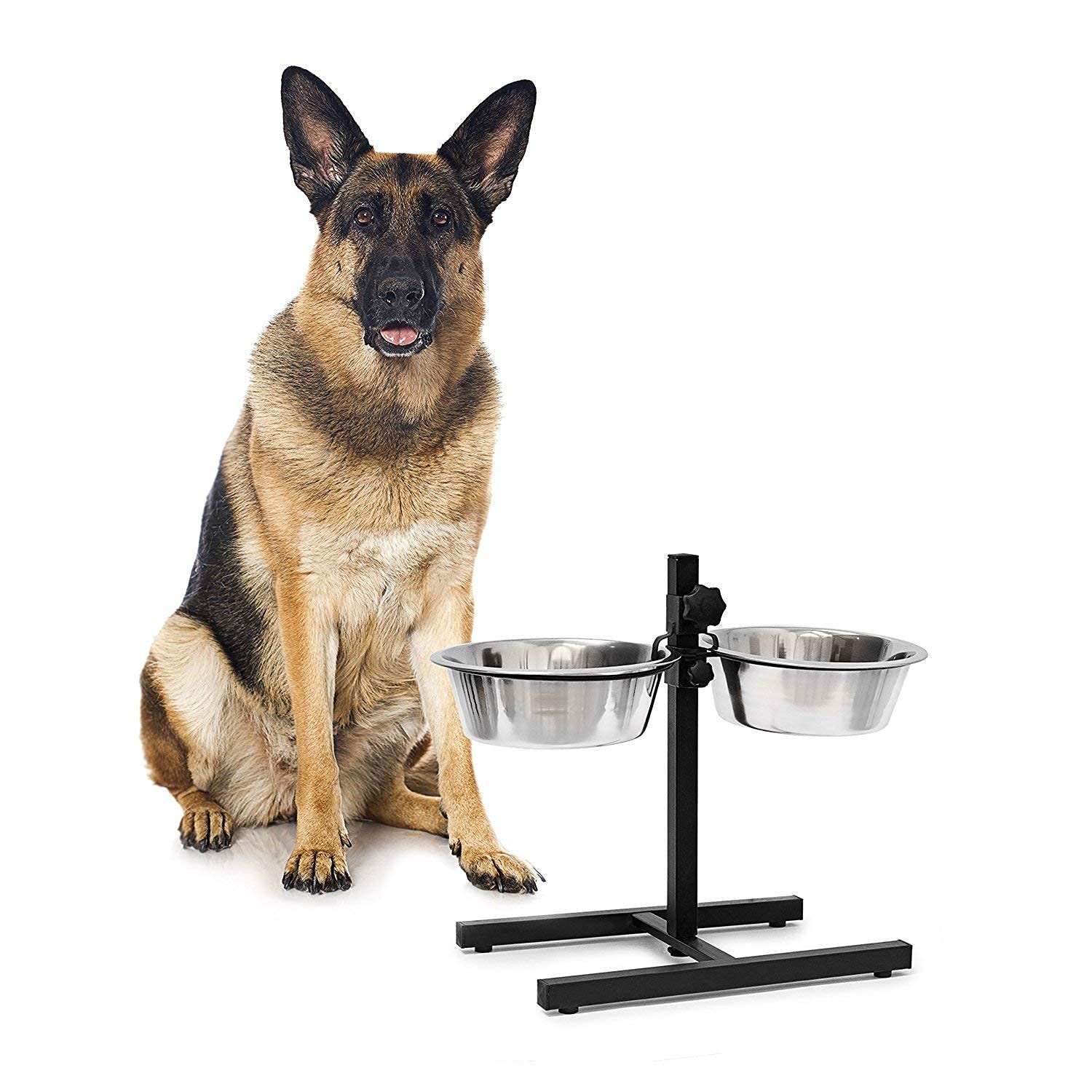 Direct Factory Prices Provided Adjustable Height Pet Food Water Bowl Slow Feeder Raised Dog Bowl Pet Feeder Food Bowls