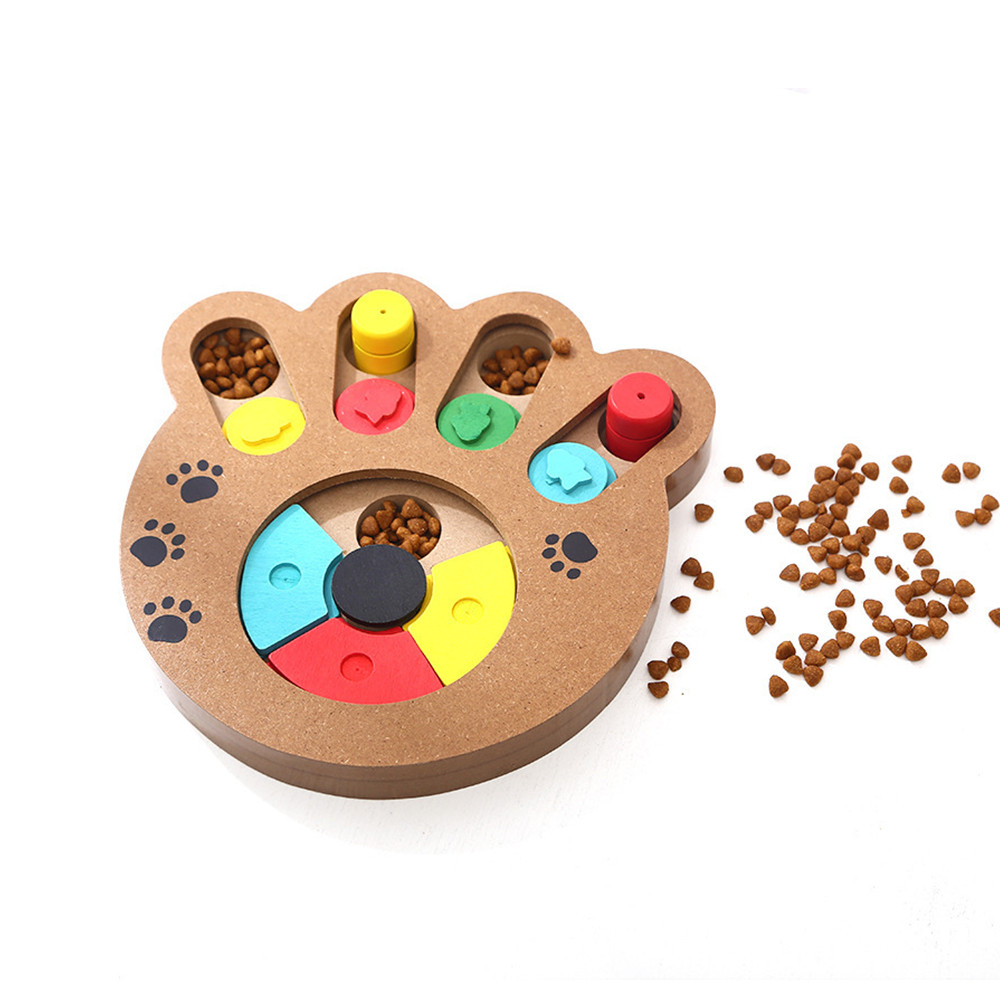 Pet Intelligence Toy IQ Training Interactive Fun Hide and Seek Food Puzzle Bowl Slow Feeder Dog Treat Feeder