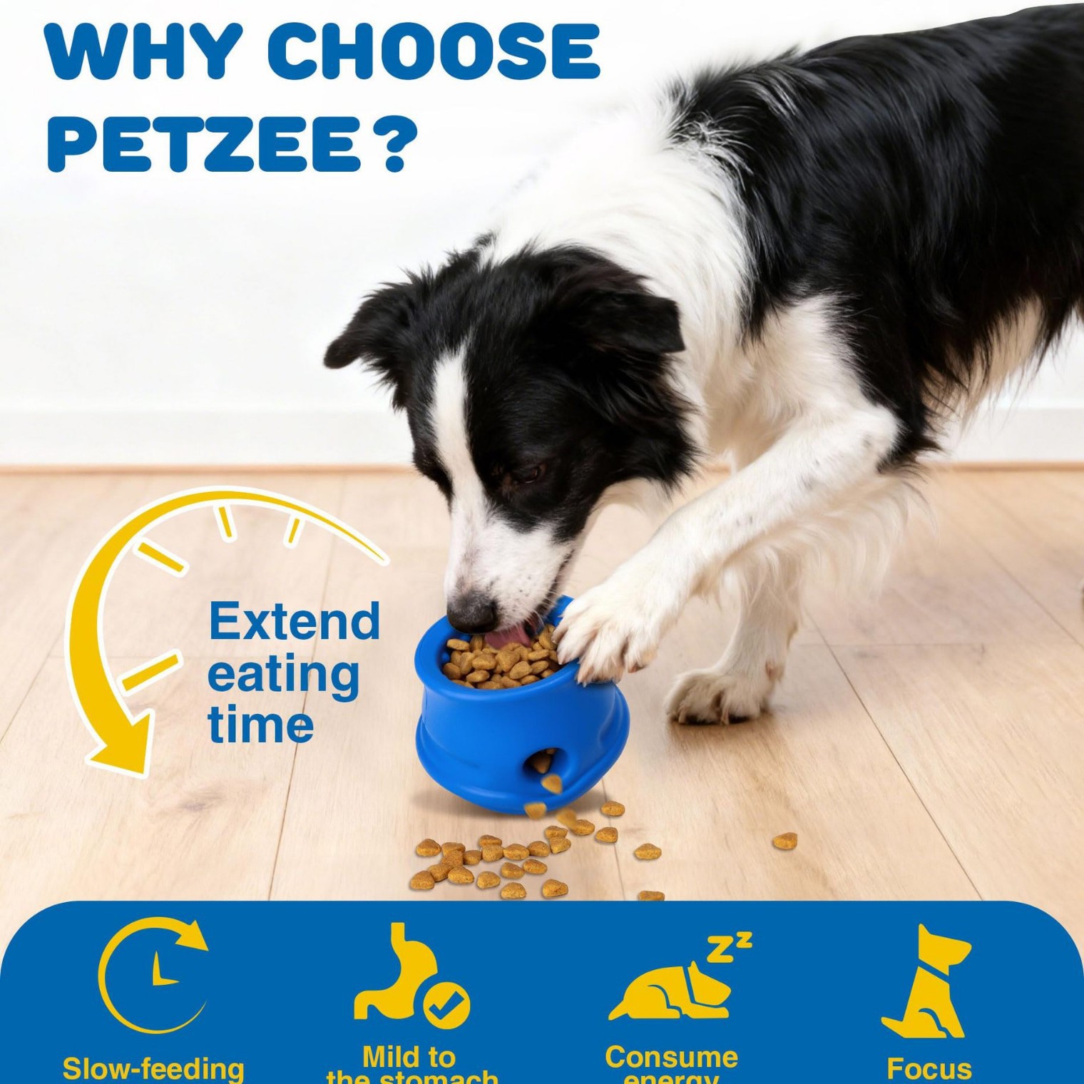 Enrichment Dog Puzzle Feeder Swinging Dishwasher Safe Interactive Toy Indestructible Slow Feeder for Aggressive Chewers