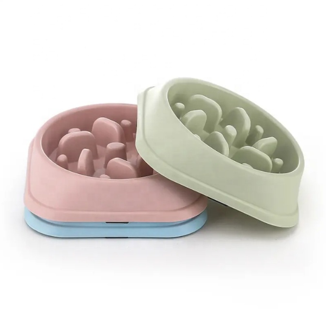 Factory OEM ODM Maze Interactive Dog Puzzle Non Skid Stop Dog Food Bowl Slow Feeder Dog Bowls