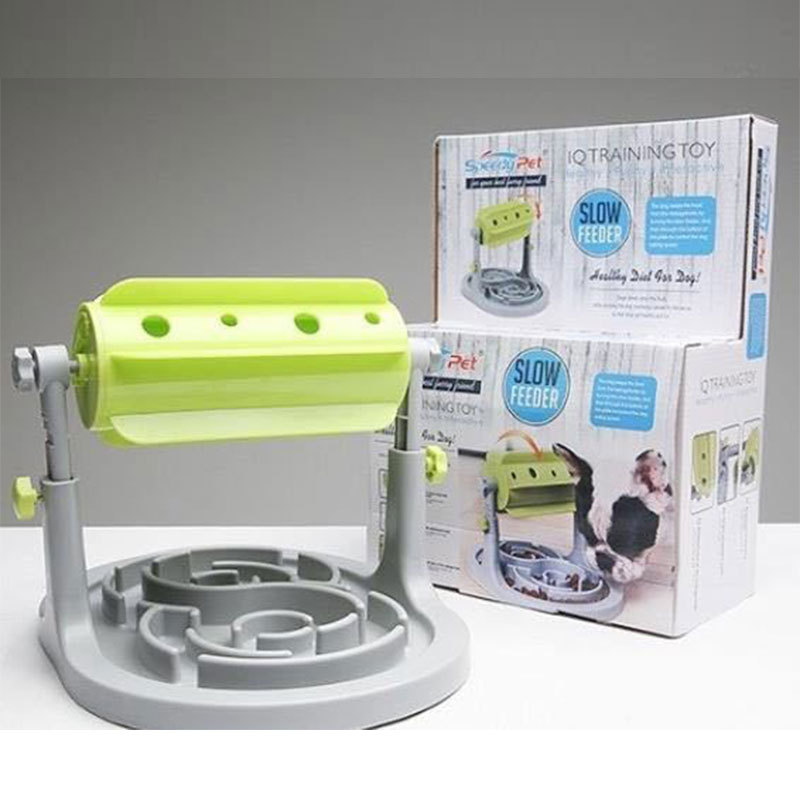Interactive Slow Feeder Bowl for Large Cats and Dogs with Anti-Choking Design and Durable Material