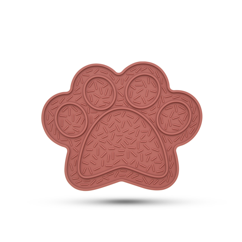 Factory Custom Waterproof Silicone Pet Dog Food Mat for Dogs Cats Slow Food Bowls Silicone Pet Feeder