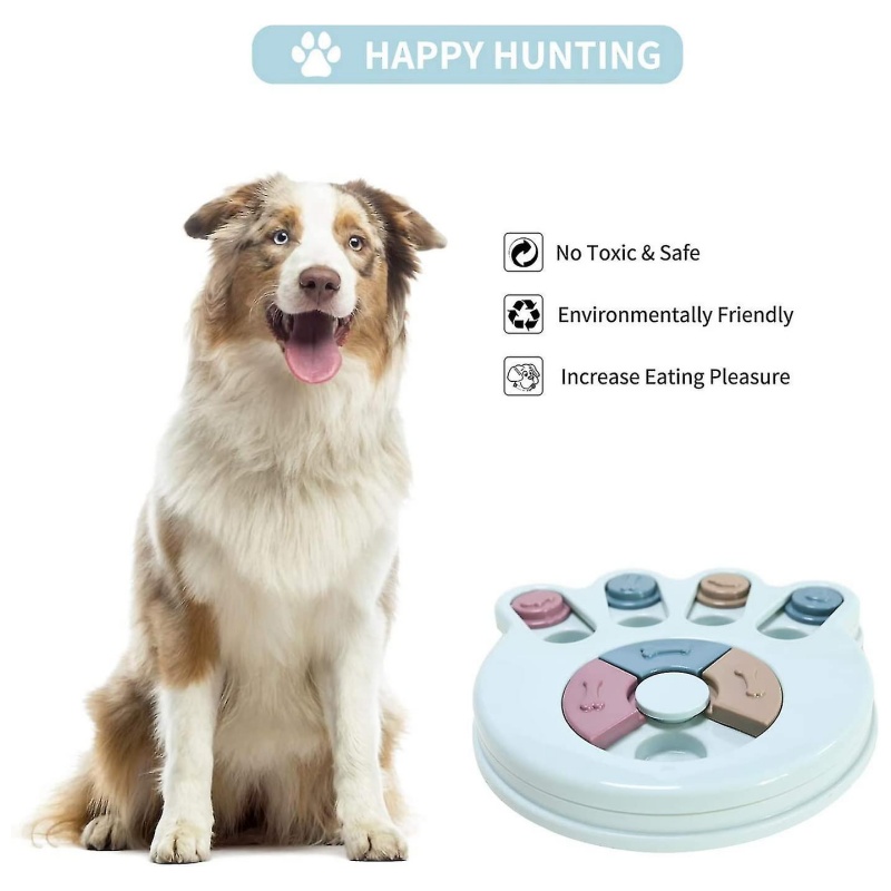 Eco-Friendly Plastic Pet Puzzle Interactive Food Treat Dispenser Toy IQ Training Dog Cat Food Puzzle Feeder Toy