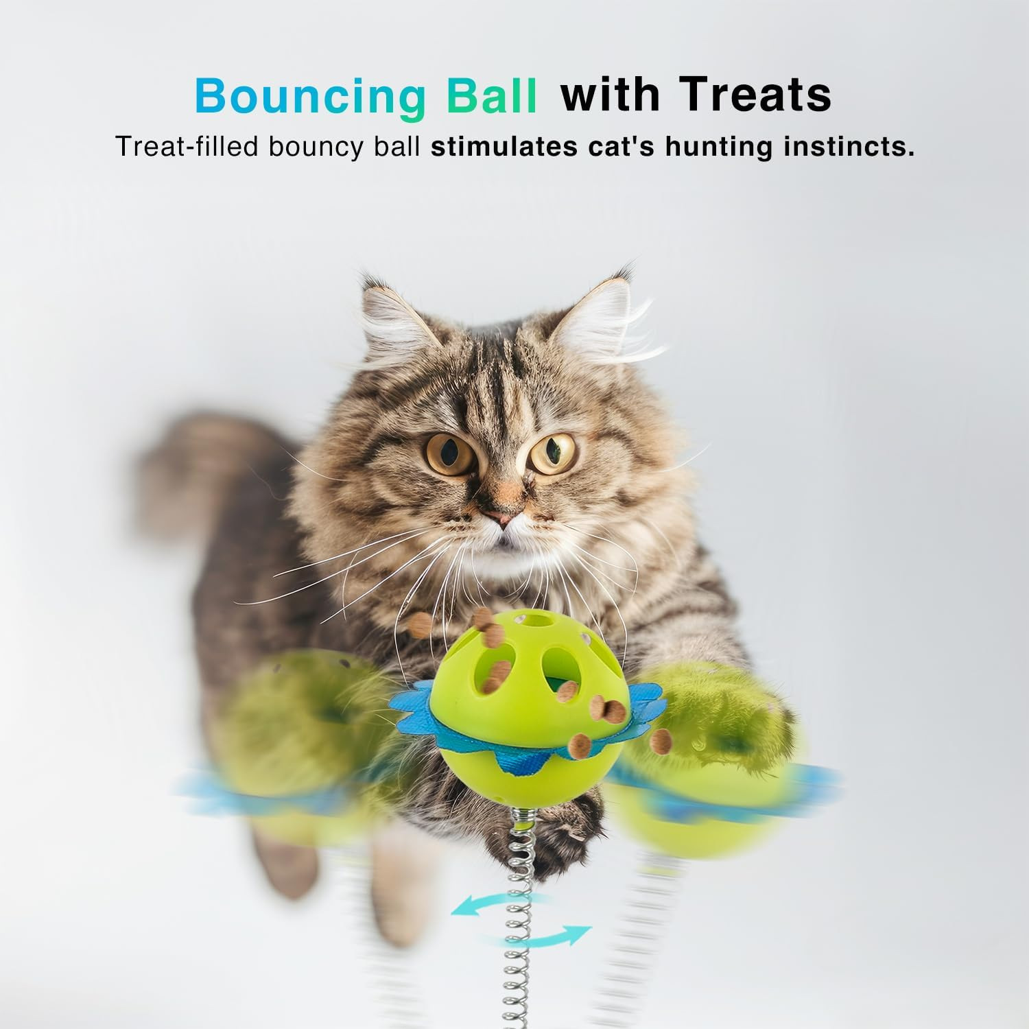 All-for-Paws Cat Toy Food Dispenser Kitty Puzzle Feeder Pet Cat Interactive Treat Maze