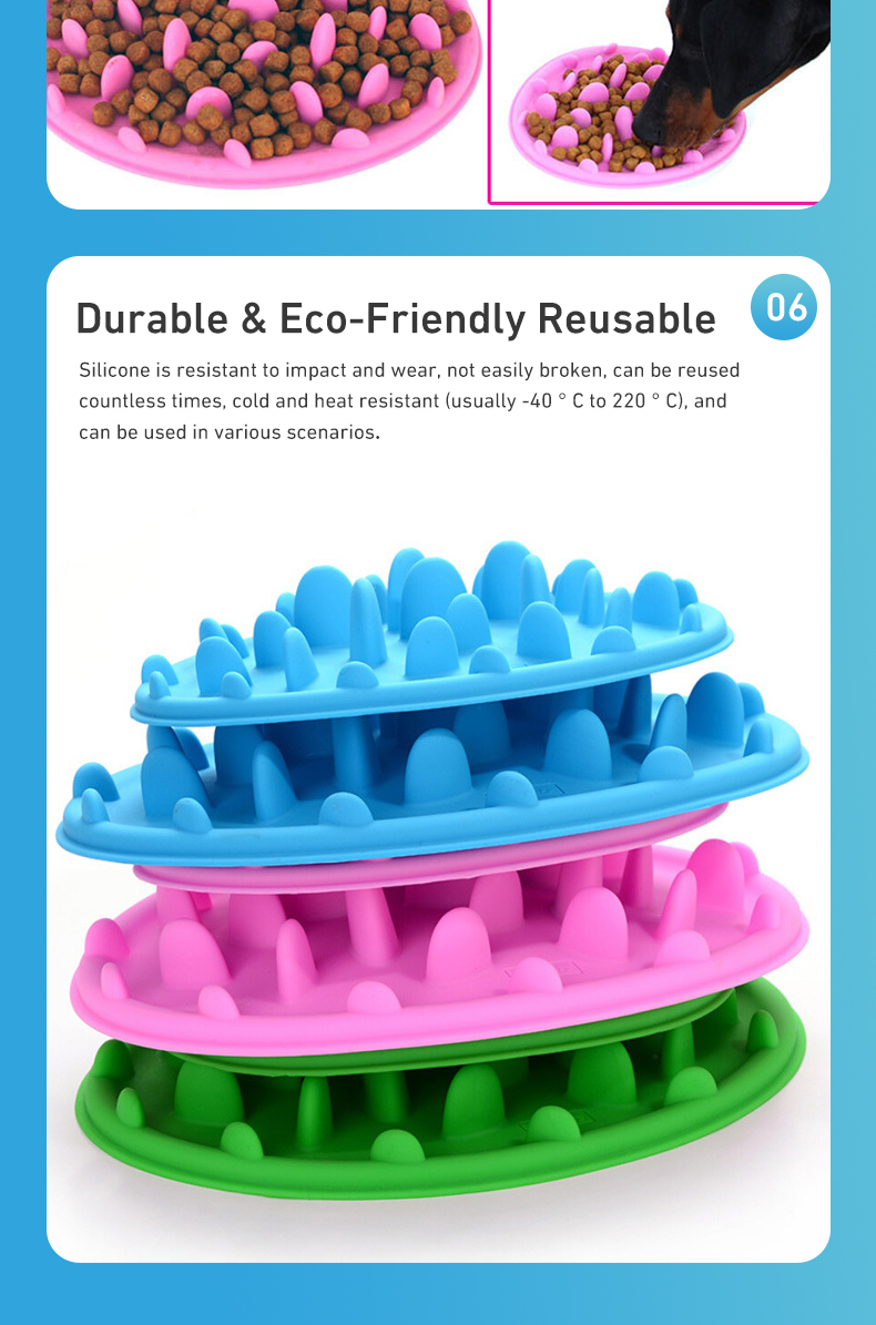 Food Grade Silicone Dog Slow Feeder Bowl - Feature 5