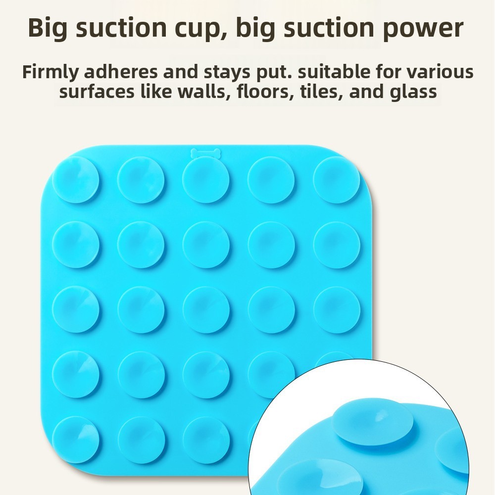 DS Dog Feeding Mat Durable Silicone Easy Clean Eating Slow Indoor Use