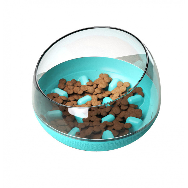 Amazon Pet Supplies Manufacturer Food Bowl Slow-Eating Dog Tableware Untoppable Slow-Eating Dog Bowl