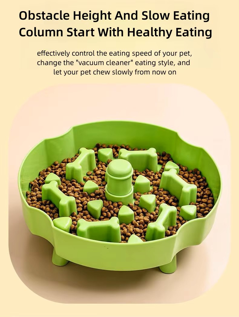 Eco-Friendly Durable Modern PP Automatic Intelligent Pet Slow Feeding Bowl Cats Dogs Large Size Anti-Choking Puzzle Toy