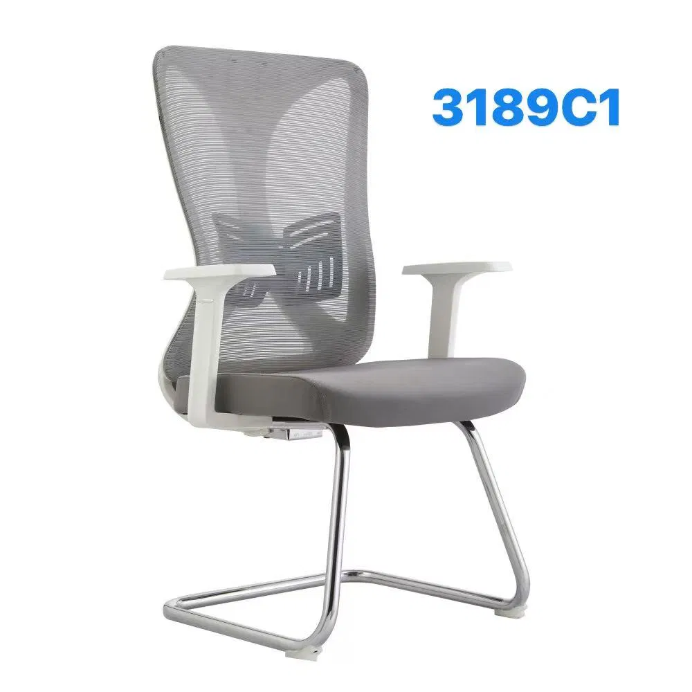 Ergonomic Office Chair with Customizable Upholstery Breathable Mesh Backrest and Durable Metal Frame Ergonomic Office Chair