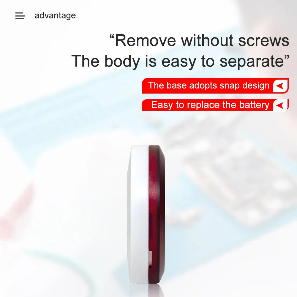 Ctt12 Restaurant Table Call Button Transmitter Wireless Calling System for Hotel