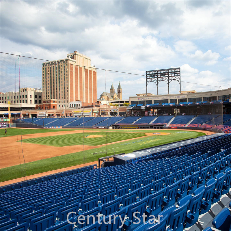 Fire Proof Upholstery Soft Folding Stadium Chair, Fix Stadium Seating Chair Sillas