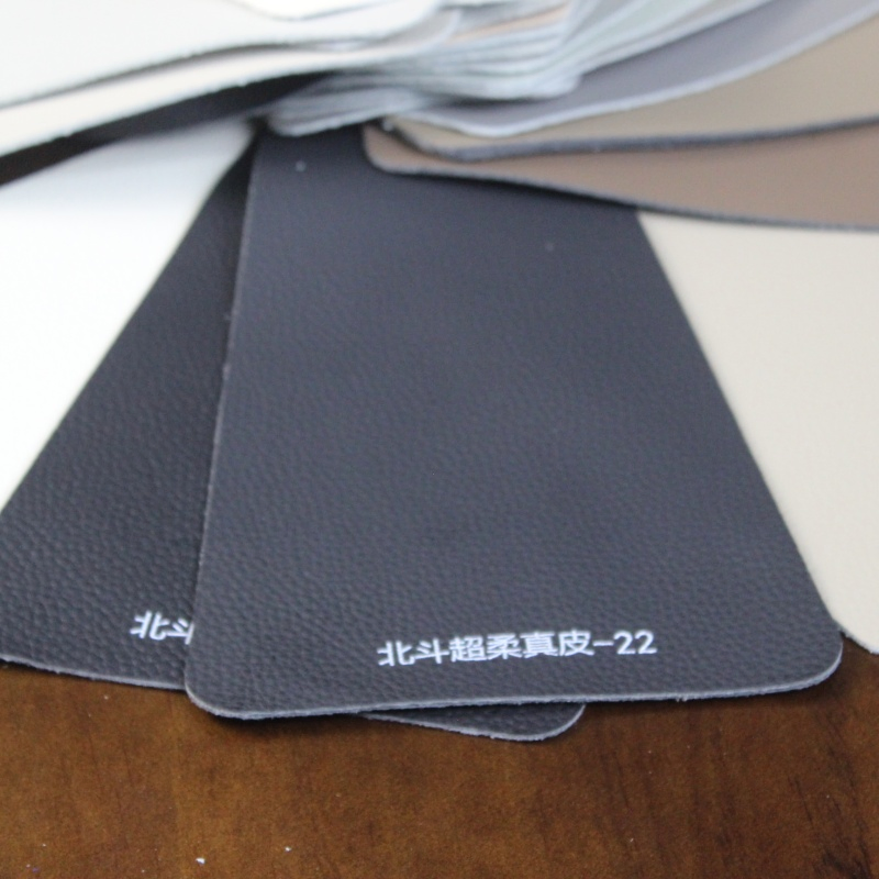 Hot Sell Grey Color Car Leather Faux Vegan Leather Upholstery Material for Automotive Seat Fabric