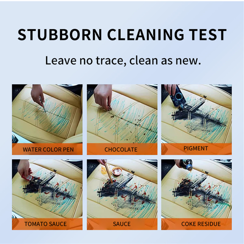 Automotive Interior Cleaner No-Rinse Multi-Purpose Foam Cleaner for Car Upholstery Leather Headliners