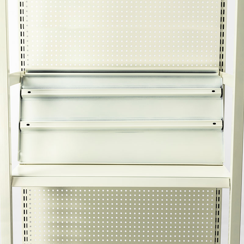 Pharmacy End-Cap Display Unit with Adjustable Dividers