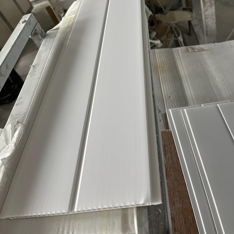 Decorative 3D PVC Ceiling with White Glossy Finish for Modern Interior Design Projects