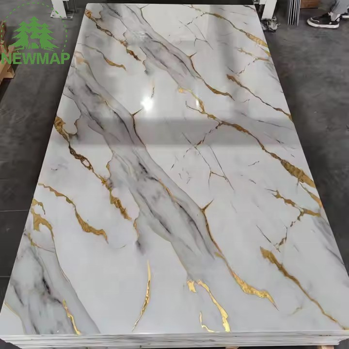Durable PVC Panel - UV Marble Finish for Modern Wall Solutions