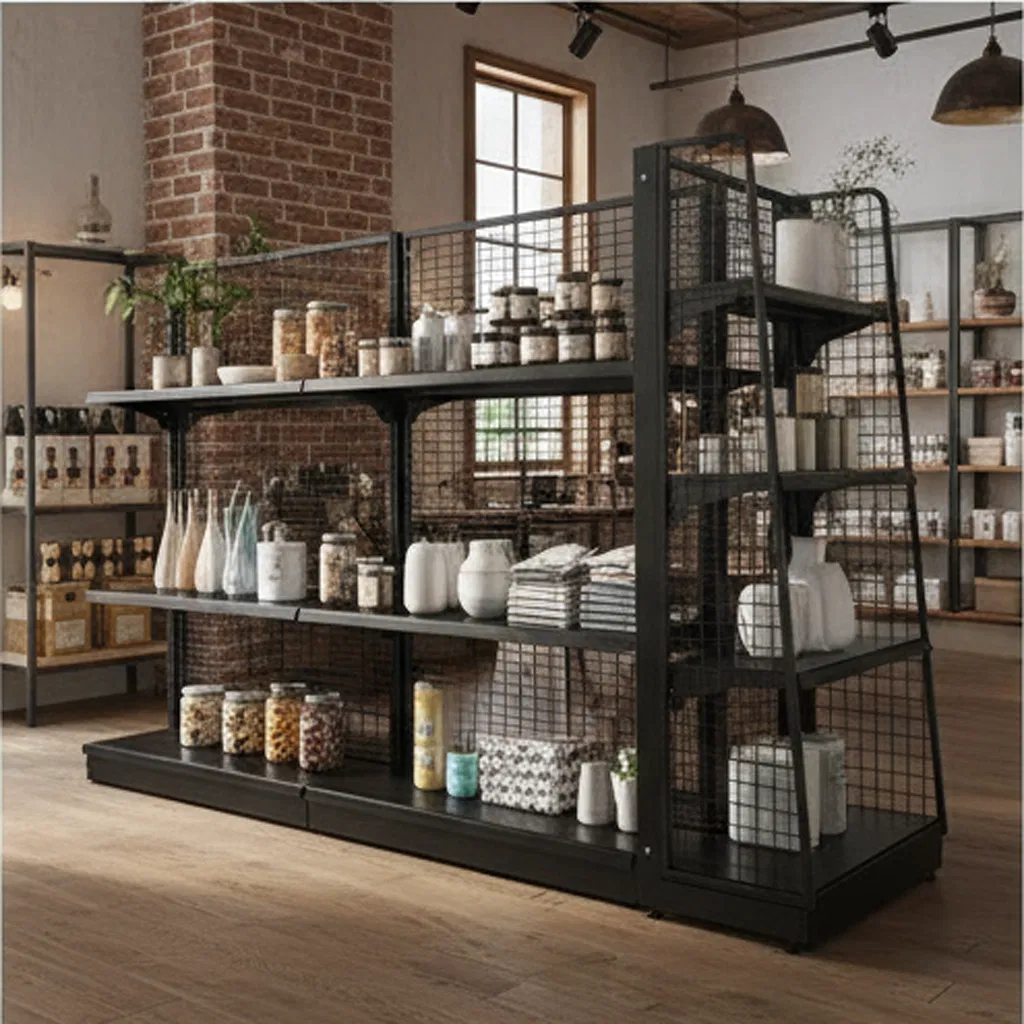 Solid Commercial Grade Shelf Unit for Sturdy Merchandise Display